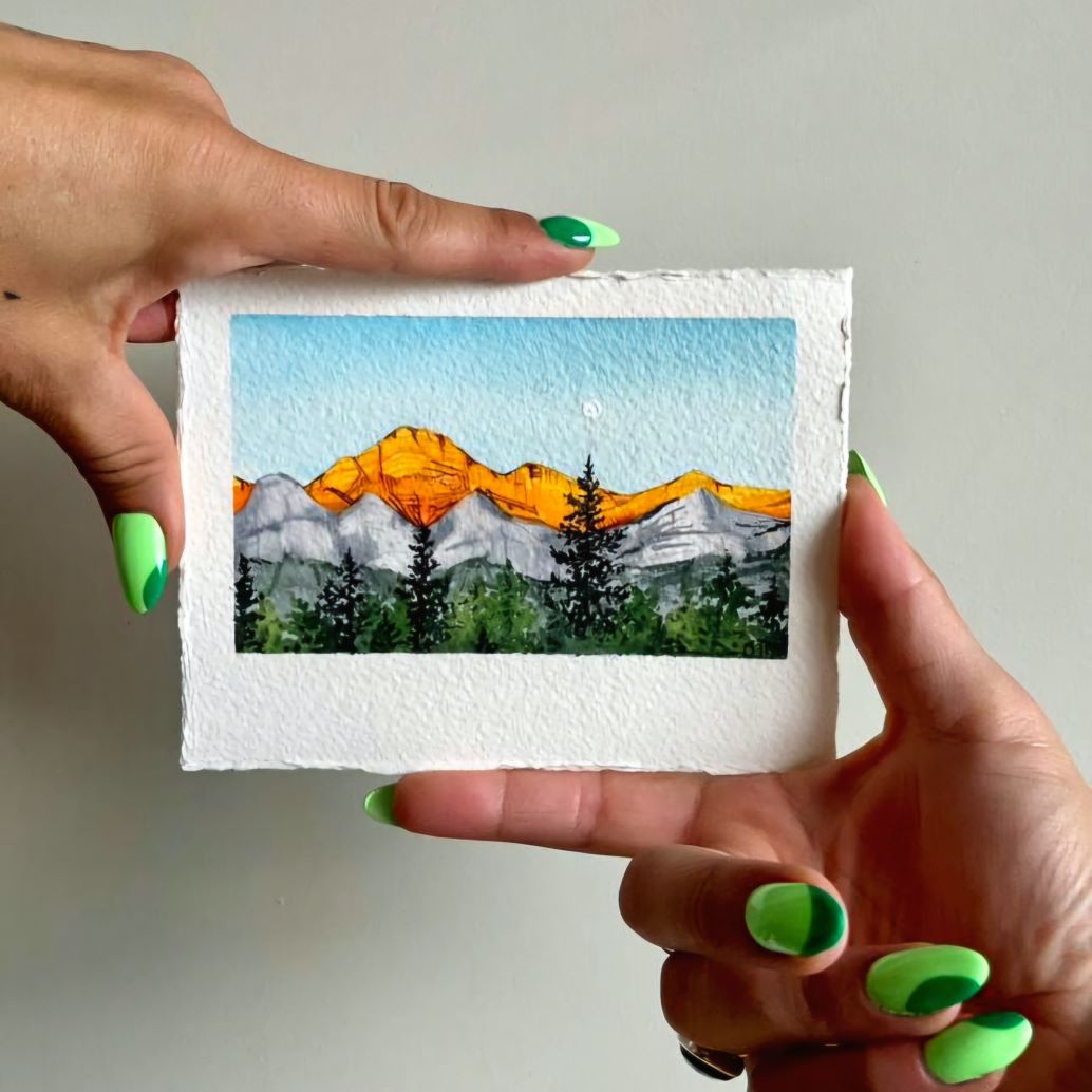 Watercolor painting workshop in Calgary