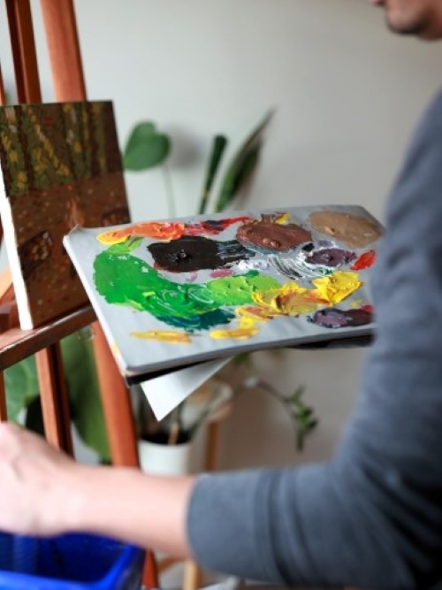 campfire painting workshop