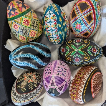 Pysanky egg decorating